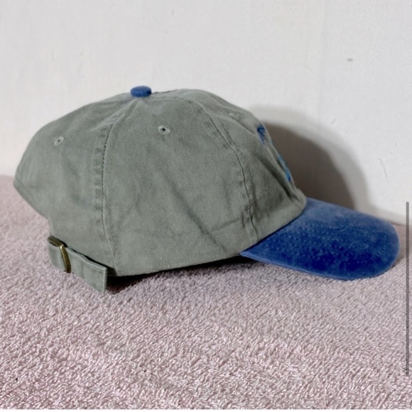 Vintage 90s Blue Grey South Padre Island Texas Embroidered Logo Hat - Picture 5 of 12